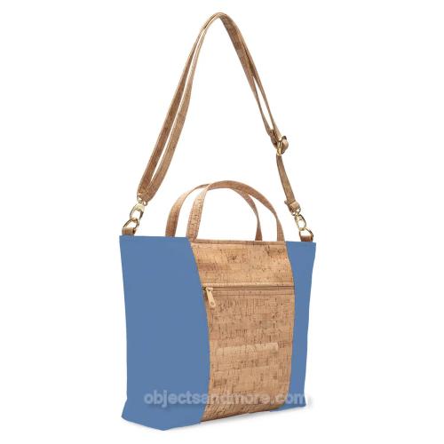 3 Strap Handbag- Blue by NATALIE THERESE